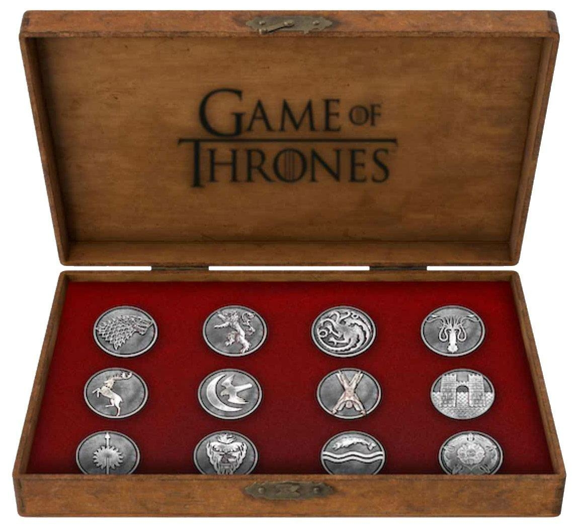 Game Of Thrones - Set 12 Pins Deluxe - House Emblems