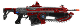 Gears of war 5 - replica 1:1 crimson red customiezd lancer mk3