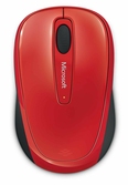 Souris sans fil Microsoft 3500 - Rouge Glossy