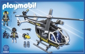 Playmobil 9363 - Hélicoptère Et Policiers D'Élite