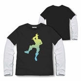 Fortnite - black & white fresh dance jersey 14y