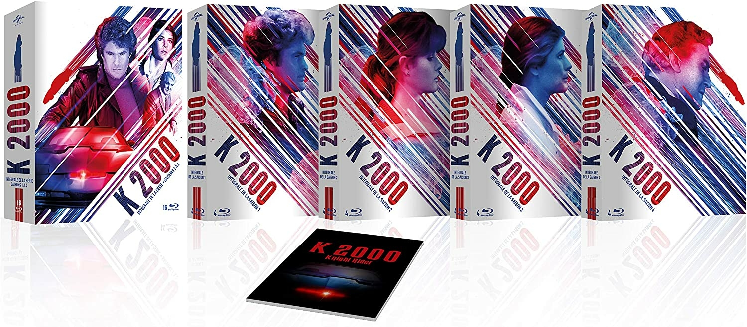 K 2000, l'intégrale de la série TV - 16 Blu-Ray + 1 livret 96 pages: DVD et  Blu-ray 