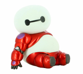 Disney fluffy puffy - baymax red and white figure 6cm