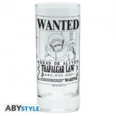 One piece - wanted trafalgar law glass 290ml