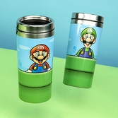 Super mario - warp pipe - gourde de voyage en métal 450ml