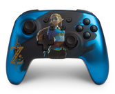 Power A - Manette Sans Fil Chrome Bleu Zelda - Switch