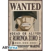 One piece - wanted zoro & sanji  - set de 2 posters '52x38'