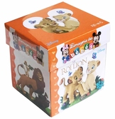 Le Roi Lion - Coffret avec 4 cubes et 1 cadre pour coller ta photo : Le Roi Lion